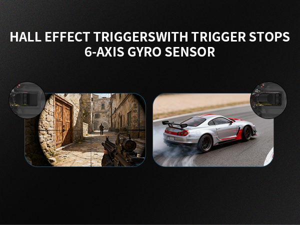 HALL EFFECT TRIGGERSWITH TRIGGER STOPS