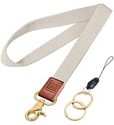Fishent Stretchy Neck Lanyard, Cute Keychain Lanyard for Women Men Teacher, Long Lanyard for ID B...