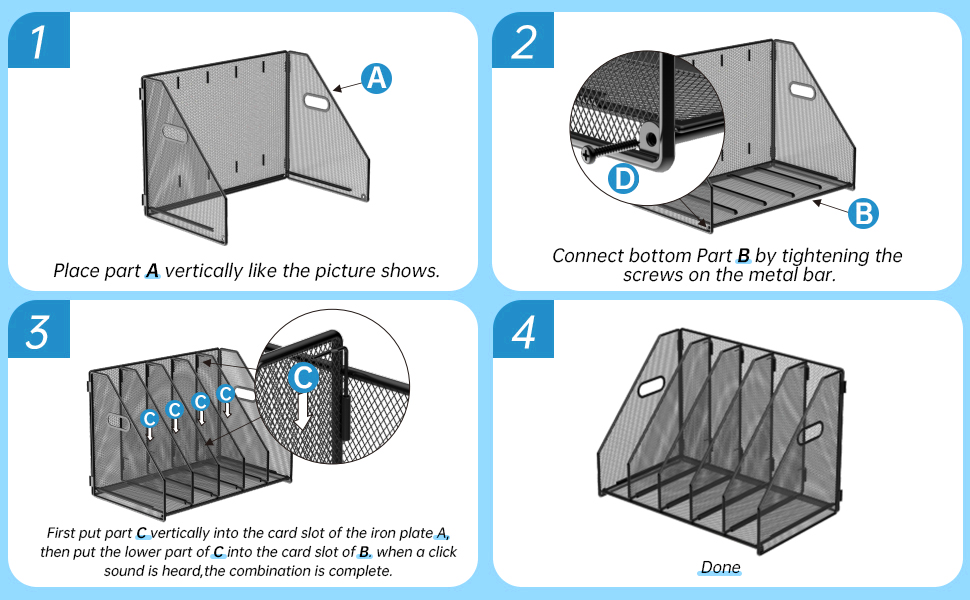  Magazine Folder Holder