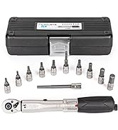 cyclists 1/4 Inch Drive Click Torque Wrench Set –2 to 24Nm – Bicycle Maintenance Kit for Road &amp; M...