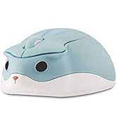 CHUYI Hamster Wireless Silent Mouse 1200DPI Cute Animal Small Cordless Portable Mice for Travel H...