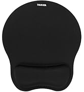 Ergonomic Mouse Pad with Wrist Support with Non-Slip PU Base, Pain Relief Memory Foam Mousepad fo...