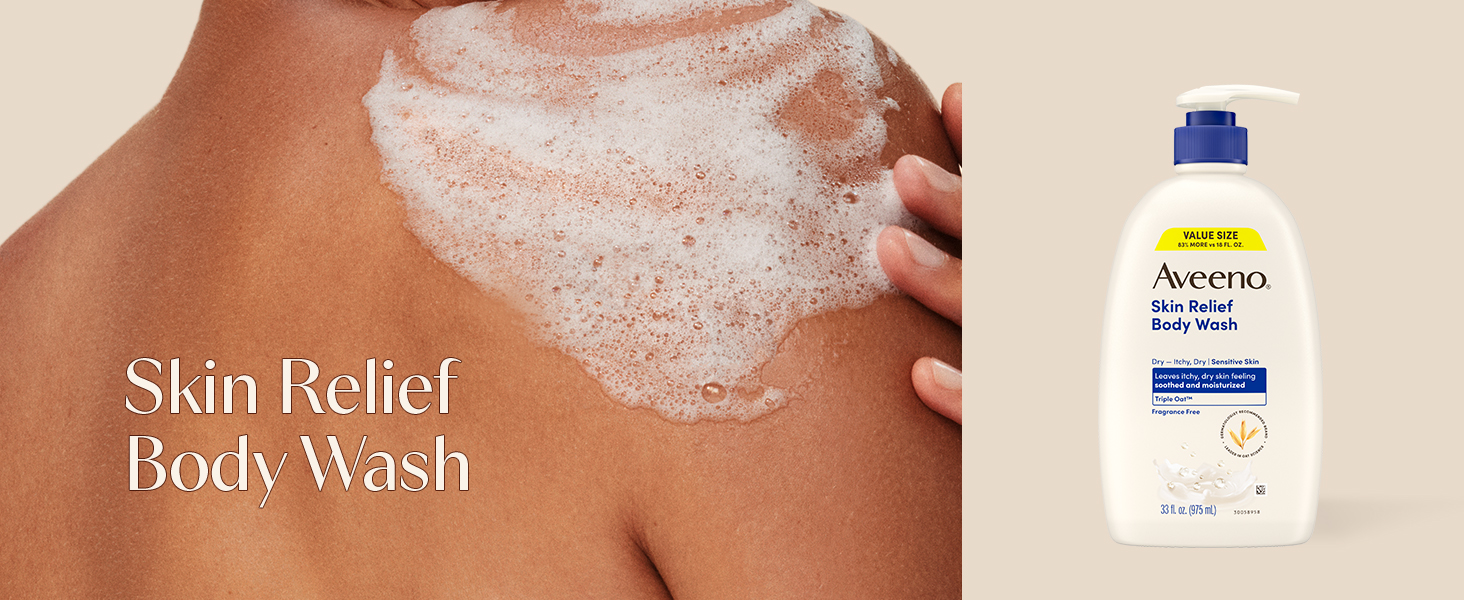 Skin relief body wash