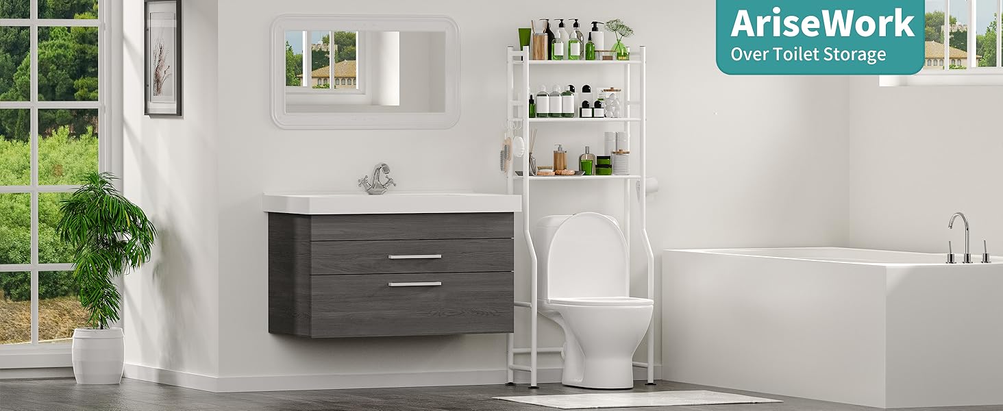 over the toilet storage cabinet