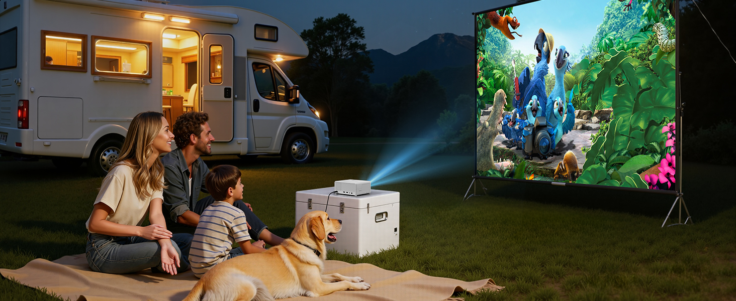 Outdoor Projector(Camping) - A+ 12