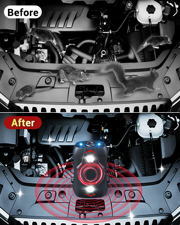 Ultrasonic Rodent Repeller for Car
