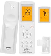 Backlit Universal AC Remote Control °F/°C Modes LCD Air Conditioner Controller for Mitsubishi FUJ...