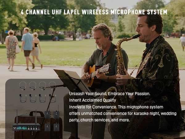 uhf lapel microphone system