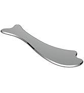 Lucklybestseller 304 Stainless Steel Gua Sha Muscle Scraper Tool, Body Back Manual Massager Scrap...