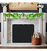 Magnet Fireplace Cover, Fireplace Draft Blocker, Fireplace Blanket for Heat Loss, Fireplace Flue ...