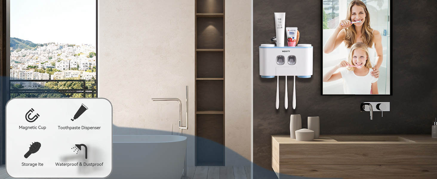 Toothbrush Holder Wall Mounted