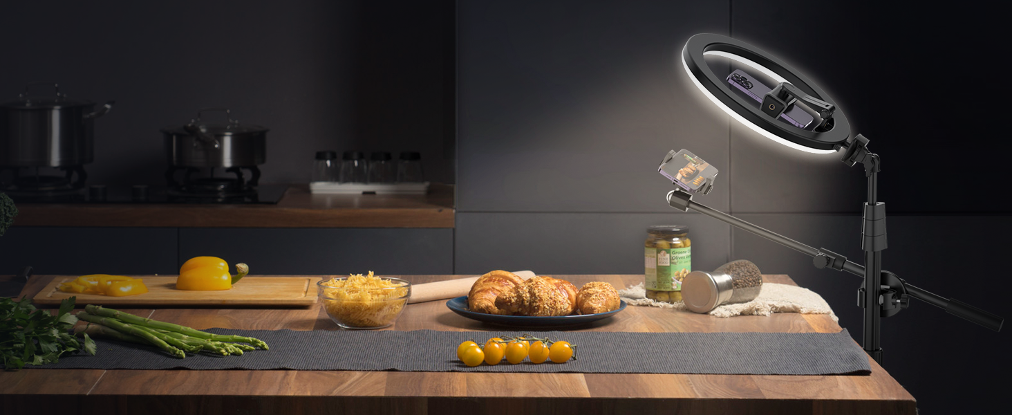 tripod for iphone with light