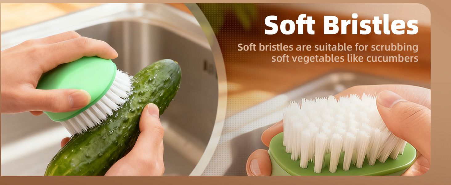 Vegetable Brush Scrubber for Food
