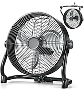 Air Choice 12" Battery Powered Fan, Portable Rechargeable Cordless Fan, 360° Tilt, 20H Run Time, ...