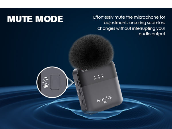 Wireless Lavalier Microphone for iPhone