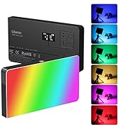 ULANZI PL-01 RGB Video Light, Portable RGB Camera Light with 4000mAh Battery, 360° Color 20 Light...