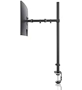 Pholiten Single Tall Monitor Stand Desk Mount,Extra Tall 31 Inch Fully Adjustable Monitor Mount f...