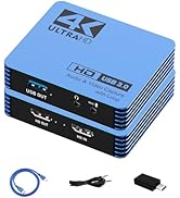 GUERMOK 4K Video Capture Card, USB 3.0 HDMI to USB-C with Mic Loop-Out, 1080P 60FPS Capture Devic...