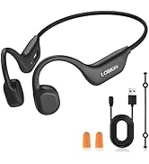 LOBKIN Bone Conduction Headphones - Open Ear Headphones Wireless Bluetooth 6.0 with Mic, 10H Play...
