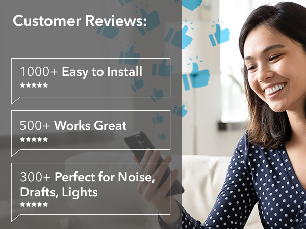 Door sealers for bottom of door exterior, under the door draft stopper, noise canceling door stopper