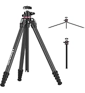 ULANZI TZ01 Carbon Fiber Tripod 64.2inch, 2-in-1 Detachable Center Column Mini Tripod, Camera Sta...