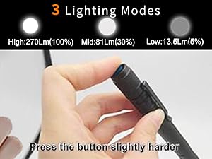 3 lighting modes
