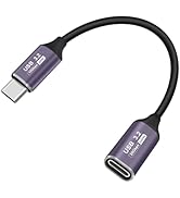 YINGAYOU USB C 3.2 Extension Cable 20Gbps USB C Male to Female Cable 120W 24V 5A Type C Cord Exte...