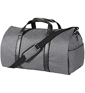Zilink Convertible Garment Bag with Shoulder Strap Carry on Garment Duffel Bag Suit Bag Dress Bag...