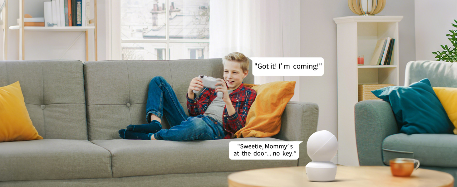 2 way audio pet camera, smart camera