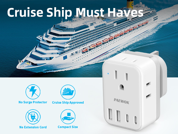 cruise ship must have