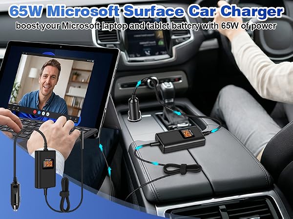 surface tablet car charger