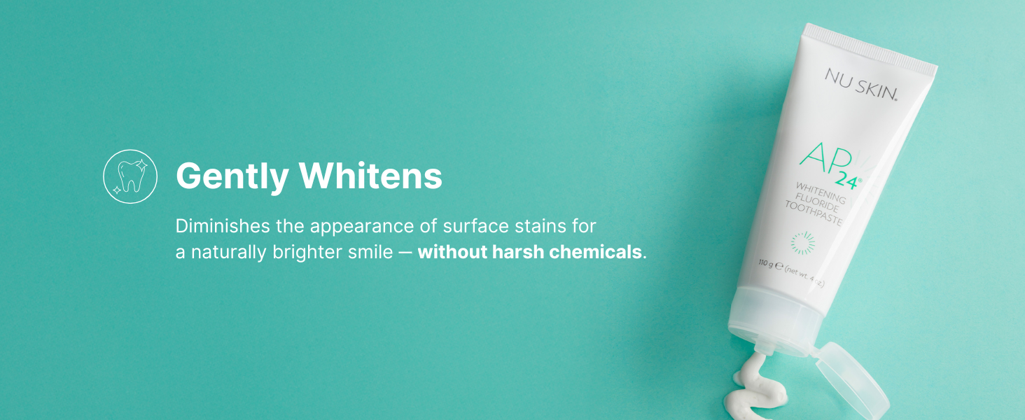 fluoride toothpaste minty toothpaste nuskin products clean plaque tooth breath plaque remover