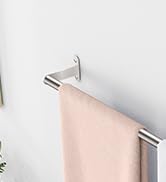 Towel Bar for Bathroom, MKO Brushed Nickel Towel Bar for Bathroom Wall Mounted, Stainless Steel H...