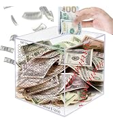 Hualleko Piggy Bank for All Ages - Baseball Style Smash Box for Money,100 Day Savings Challenge,U...