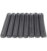 100 Pack Double Loop Wire Binding Spines, YolieraArt 1/4 Inch Spiral Binding Coils for Letter Siz...