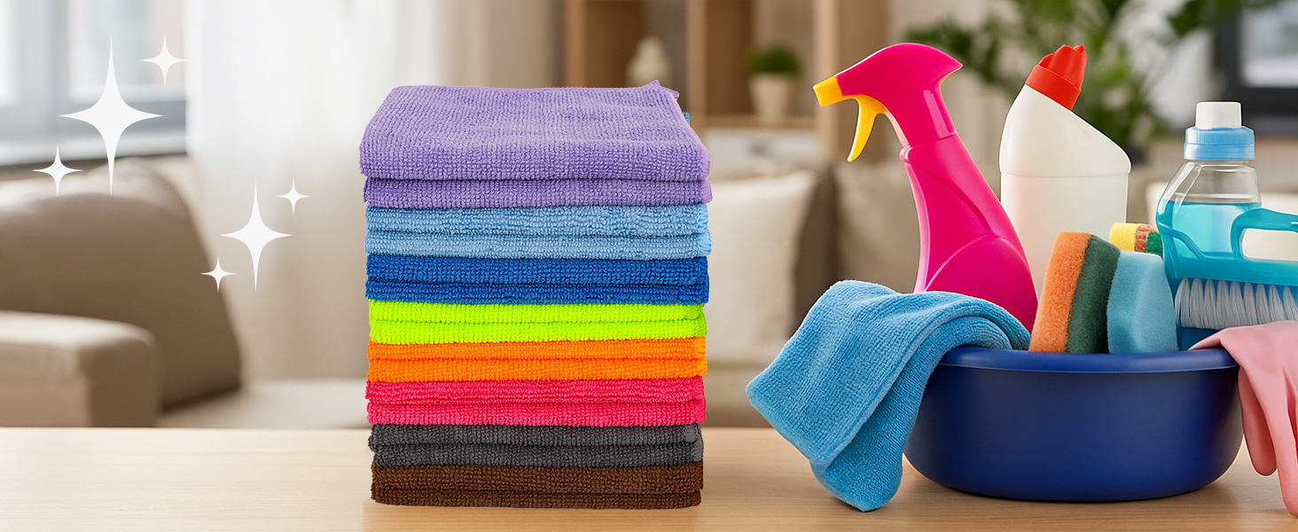 Microfiber Cleaning Cloths