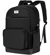MOSISO 15.6-16 inch 20L Laptop Backpack for Women Men College School Student with USB Charging Po...