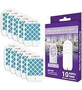 10 Pack Refills for Flying Insect Trap, Plug-in Bug Catcher Indoor Refills, Indoor Fly Trap for M...