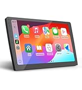 Haudio Double Din Car Stereo, 10.1" HD Touchscreen with Wireless Apple Carplay &amp; Android Auto, Mi...