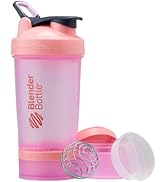 BlenderBottle Shaker Bottle with Pill Organizer and Storage for Protein Powder, Classic V2 ProSta...