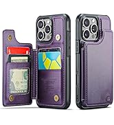 for iPhone 16 Pro Case Wallet with Card Holder, Wallet Case for iPhone 16 Pro,RFID Blocking, Upgr...