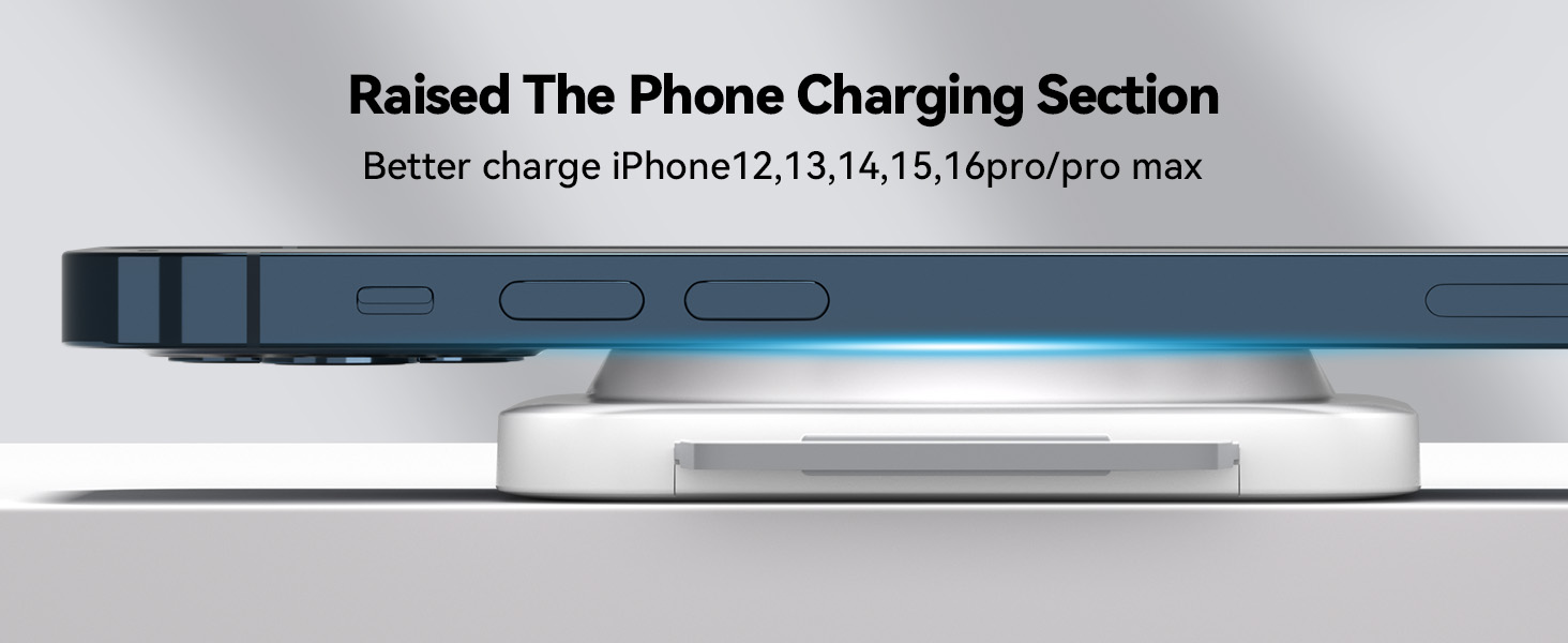 Raised The Phone Charging SectionBetter charge iPhone12,13,14,15,16pro/pro max