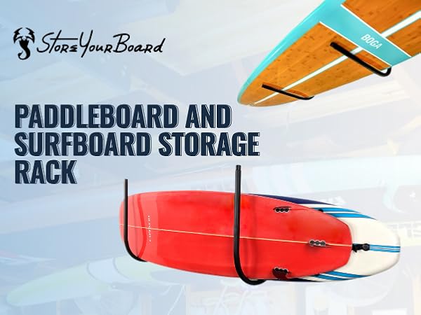 Paddleboard and Surfboard Storage Rack
