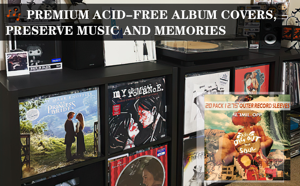 vinyl cover sleeves