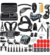 Reflex Camera 59-in-1 Action Camera Accessories Kit Compatible with GoPro Hero 13, 9-12, DJI Osmo...