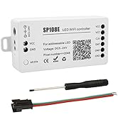 VIPMOON SP108E LED WiFi Controller, Wireless Remote Control for WS2811 WS2815 WS2801 SK6812 WS281...