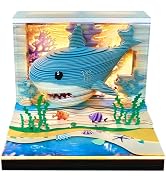 3D Time Piece Calendar, 2027 Desk Calendar With LED Light, 3d Tree Memo Pad Creative Desk Calenda...