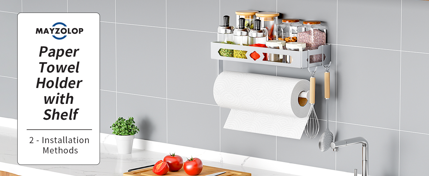 paper towel holder wall mount