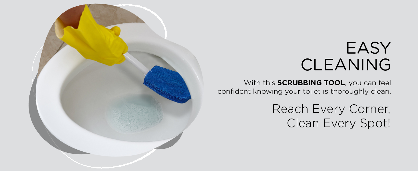 cleaning brush tools bath scrub easy clean wand scrubber ring remover bath set