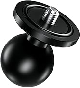BRCOVAN Aluminum Alloy 1'' Ball Adapter with 1/4"-20 Threaded Stud for Action Camera & Camcorder ...